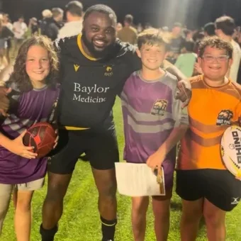 Youth Rugby with MLR Houston Sabercat